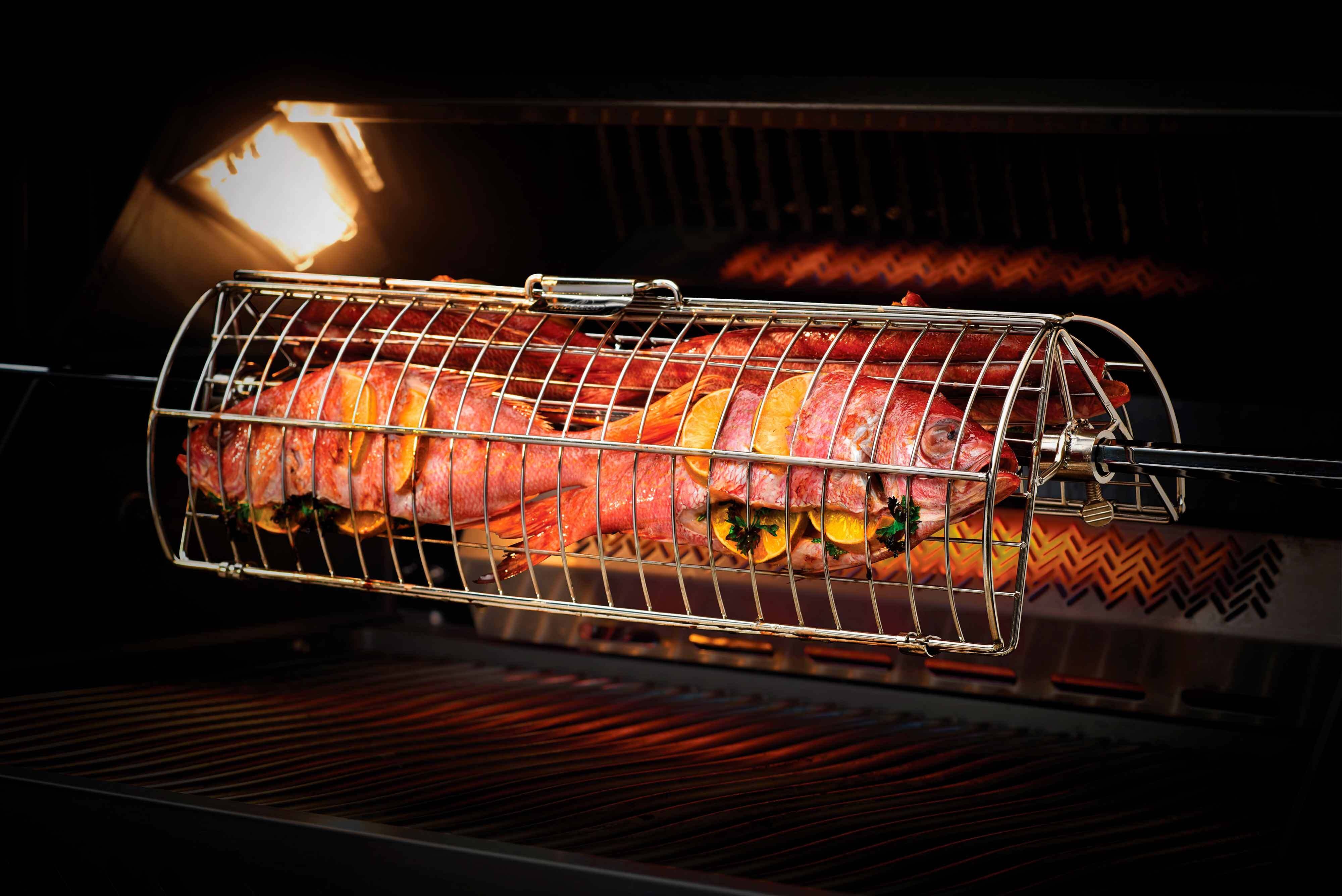 Rustidor Asador Giratorio para Barbacoas Weber Spirit 