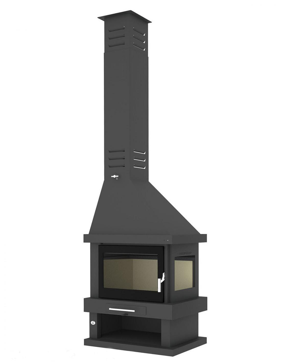 Leña de encina 49kg - para Barbacoa, Estufa, Chimenea, Cassette - Troncos  Mezclados Grosor Medio 4-9cm y Grosor Ancho 10-25cm - Seca y Perfectamente  Cortada en Troncos 30-40 cm de Largo 