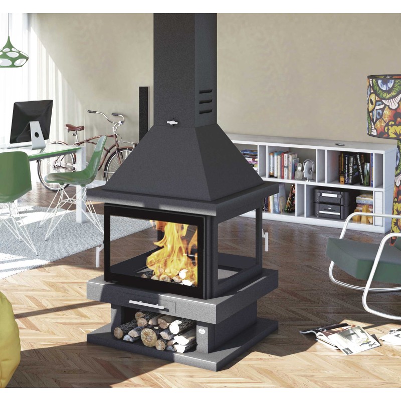 Comprar Chimeneas de leña modelos de la serie Himalaya 95 CM