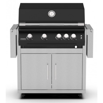 Barbacoa Brabura Fusion 400 CRMS con Carro