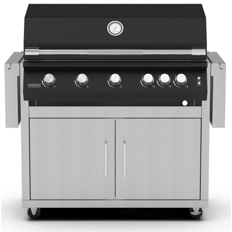 Barbacoa Brabura Fusion 500 CRMS con Carro