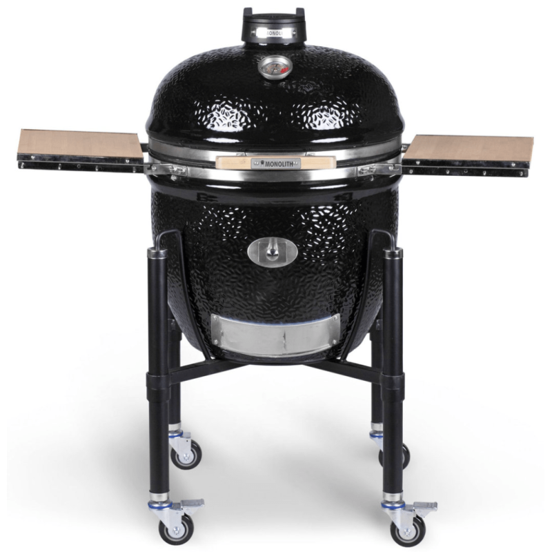 Kamado Monolith Le Chef Pro Series 2.0 Negro con Carro